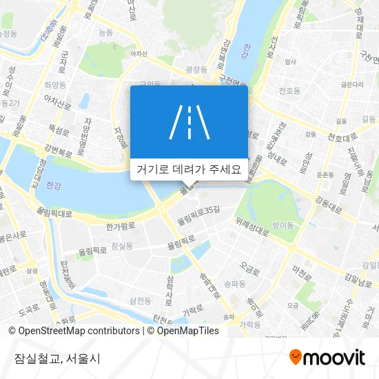 잠실철교 지도