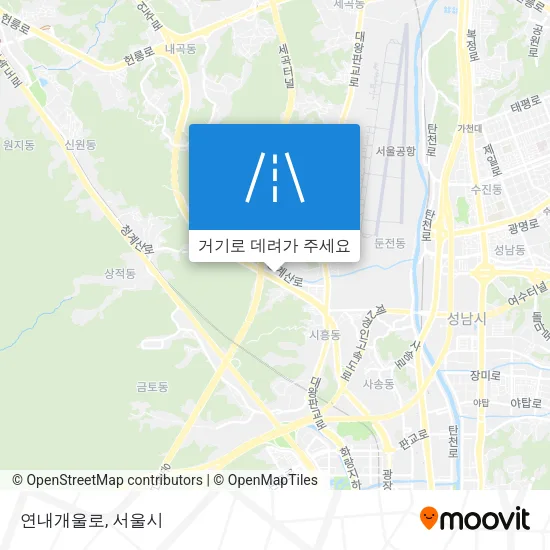 연내개울로 지도