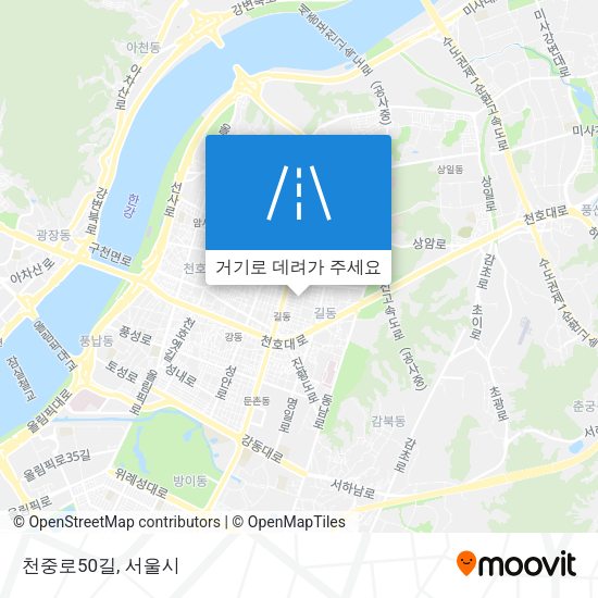 천중로50길 지도