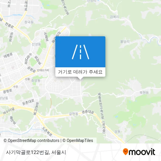 사기막골로122번길 지도