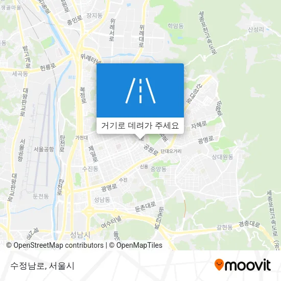 수정남로 지도