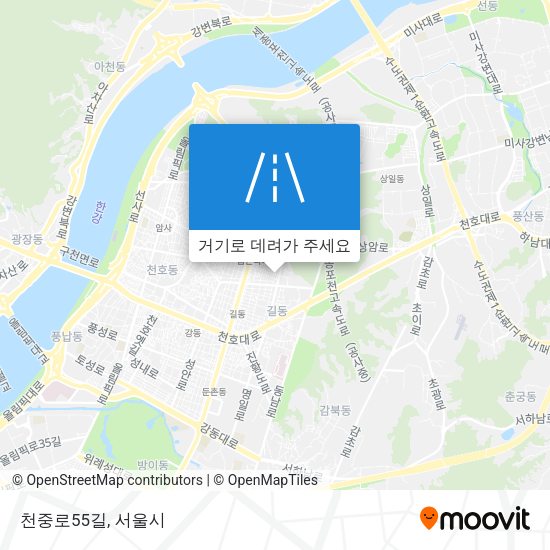천중로55길 지도