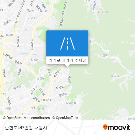 순환로447번길 지도