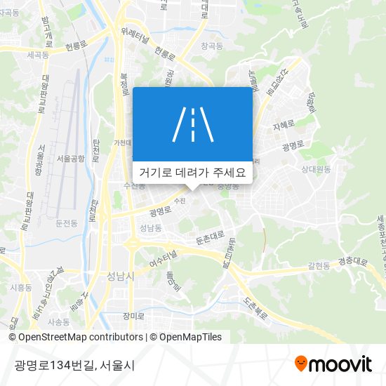 광명로134번길 지도