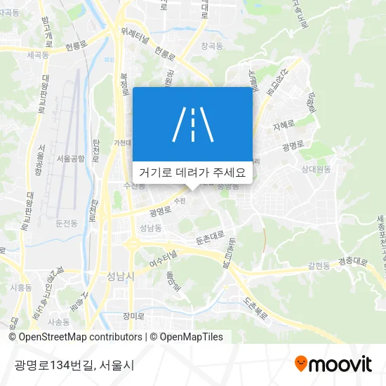광명로134번길 지도