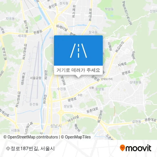 수정로187번길 지도