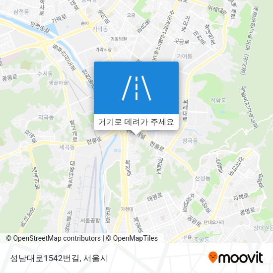 성남대로1542번길 지도