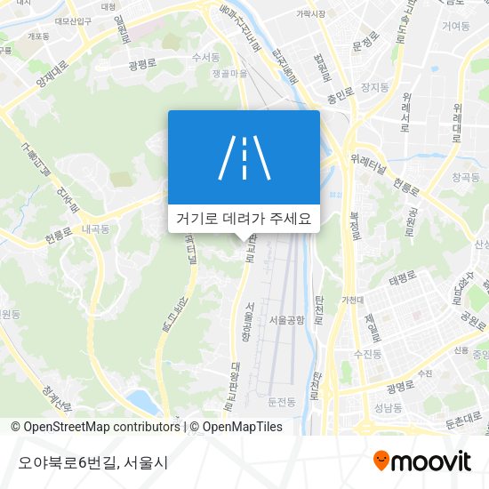 오야북로6번길 지도