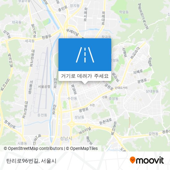 탄리로96번길 지도