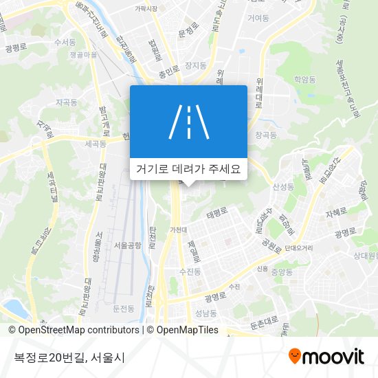 복정로20번길 지도