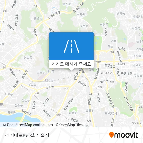 경기대로9안길 지도