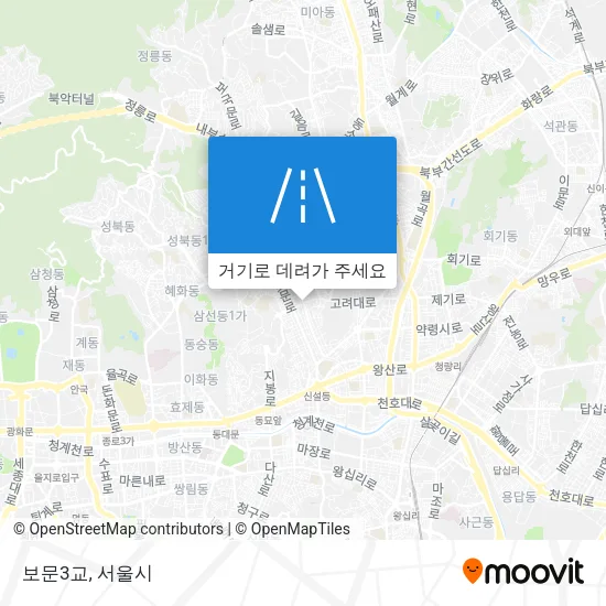 보문3교 지도