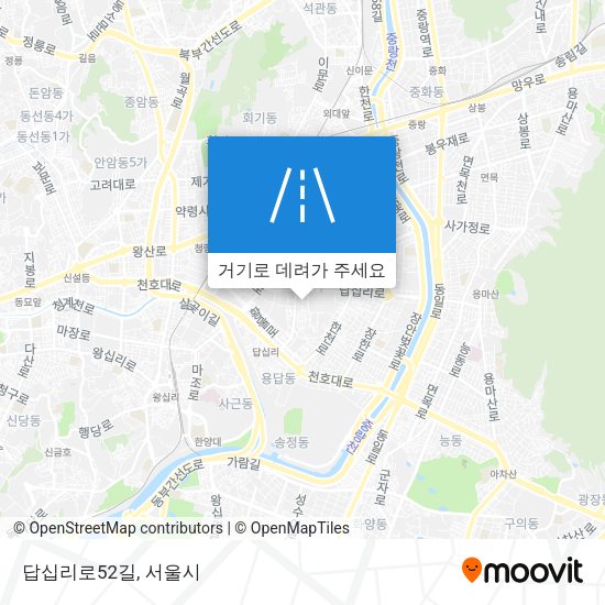 답십리로52길 지도