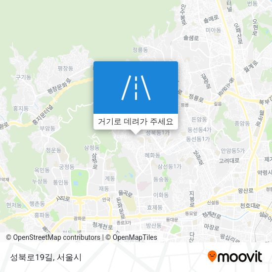 성북로19길 지도
