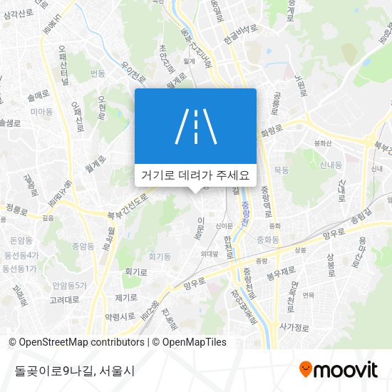 돌곶이로9나길 지도