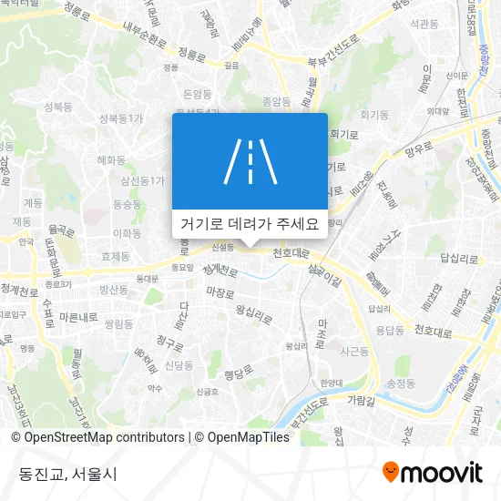 동진교 지도