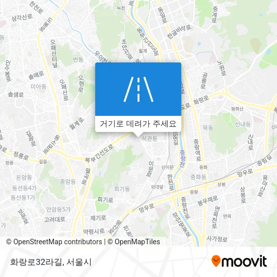 화랑로32라길 지도