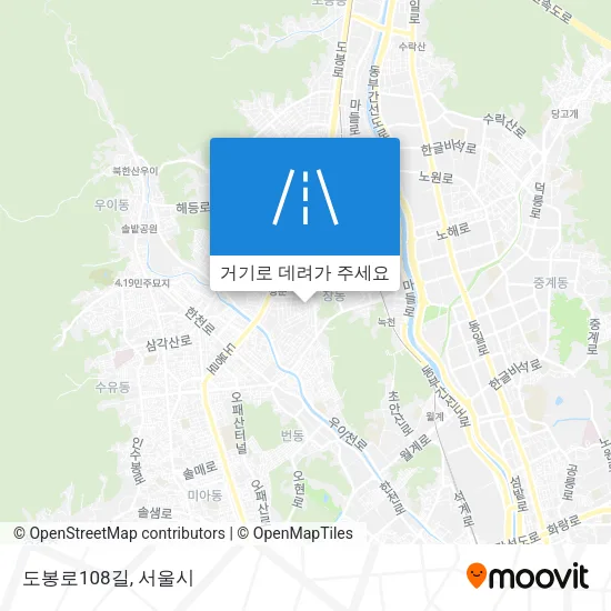 도봉로108길 지도