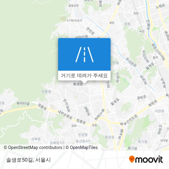 솔샘로50길 지도