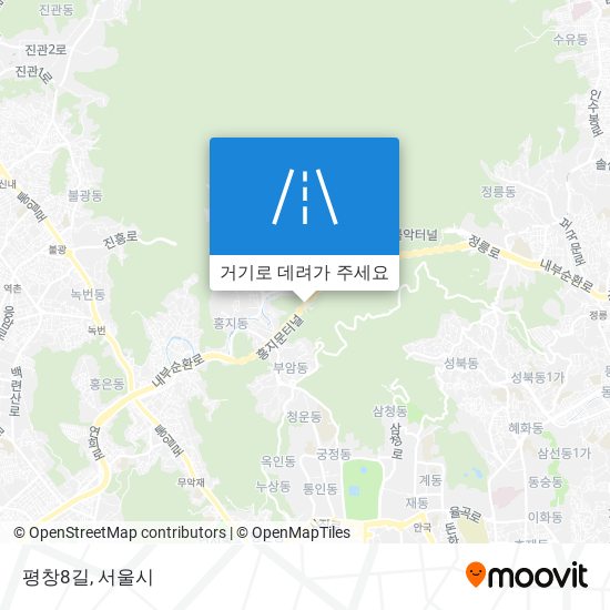 평창8길 지도