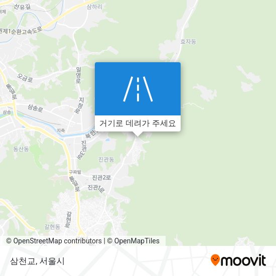 삼천교 지도