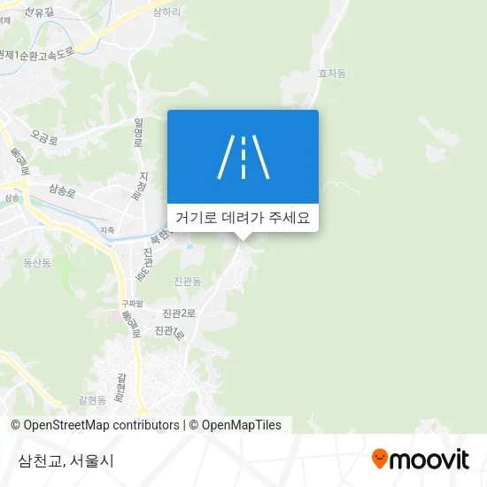 삼천교 지도