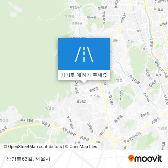 삼양로63길 지도