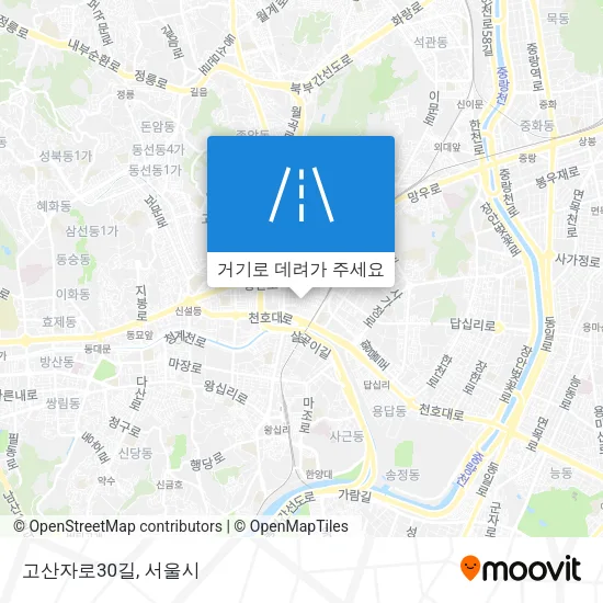 고산자로30길 지도