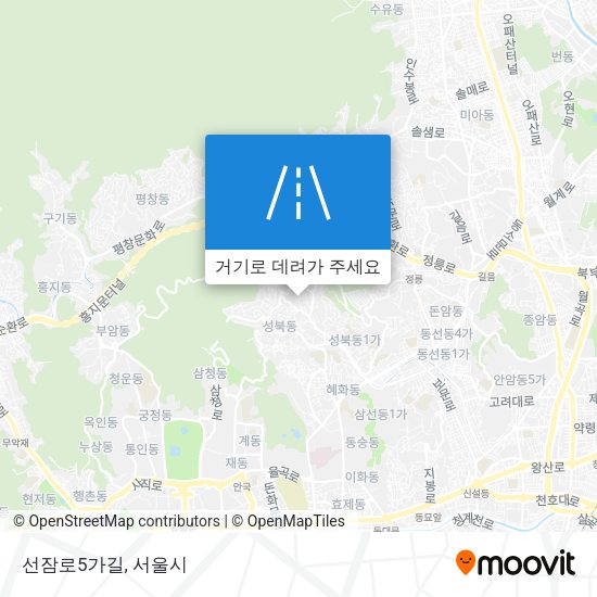 선잠로5가길 지도