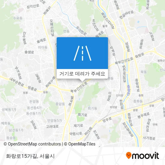 화랑로15가길 지도