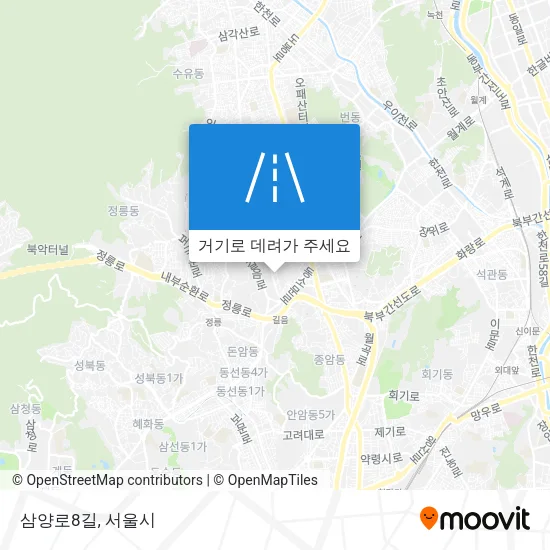 삼양로8길 지도