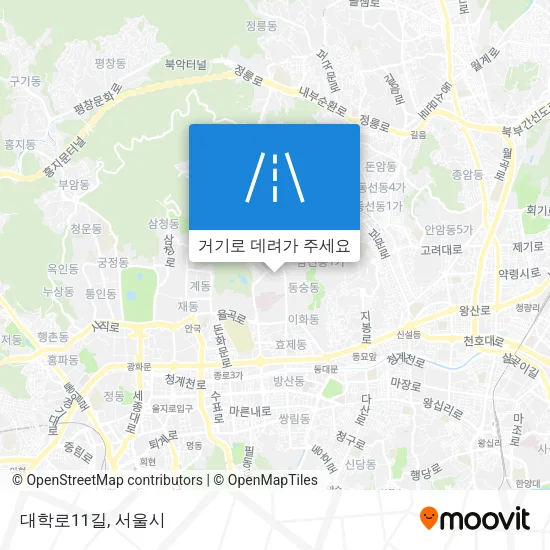 대학로11길 지도