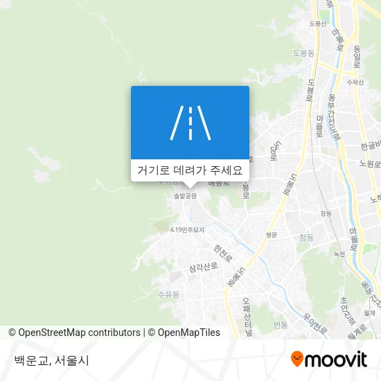 백운교 지도