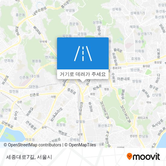 세종대로7길 지도