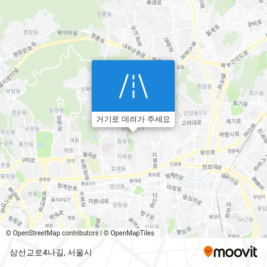 삼선교로4나길 지도