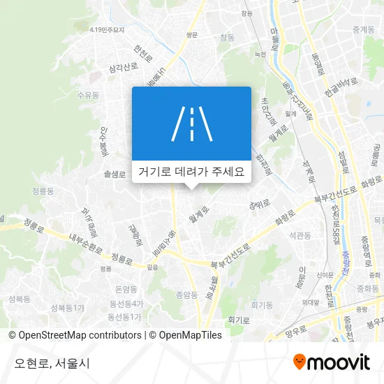 오현로 지도