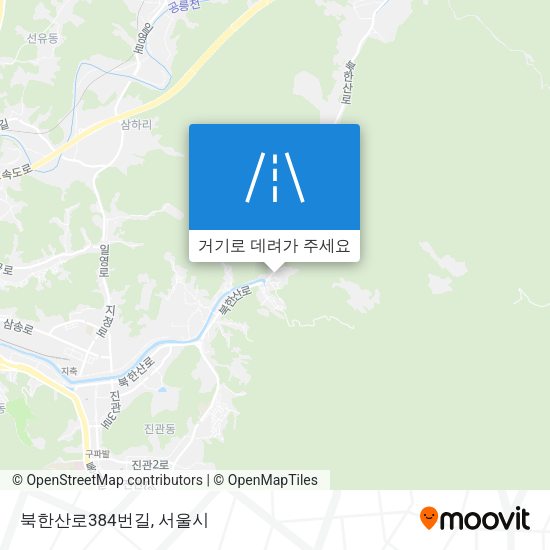 북한산로384번길 지도