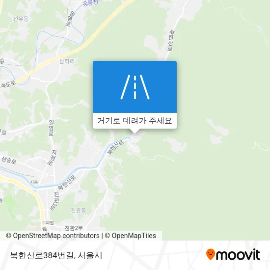북한산로384번길 지도