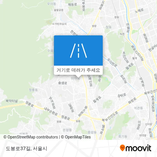 도봉로37길 지도