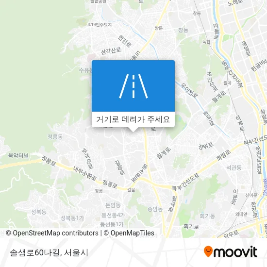 솔샘로60나길 지도