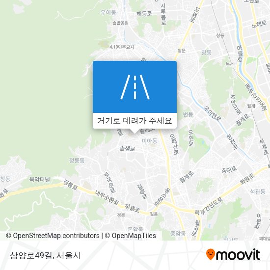 삼양로49길 지도
