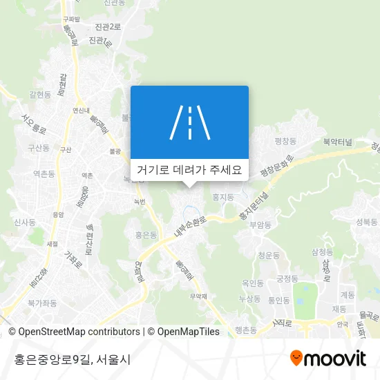 홍은중앙로9길 지도