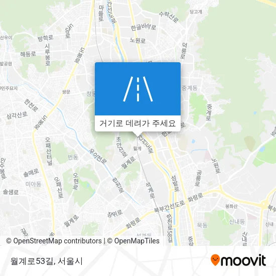 월계로53길 지도