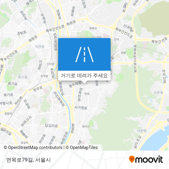 면목로79길 지도