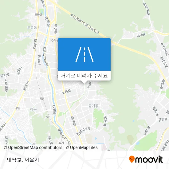 새싹교 지도