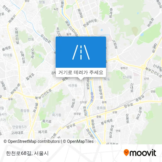 한천로68길 지도