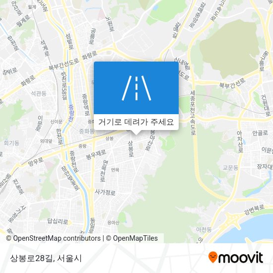 상봉로28길 지도
