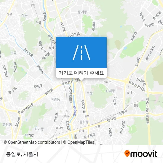 동일로 지도