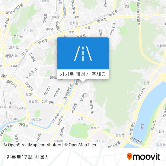 면목로17길 지도