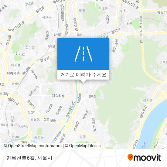 면목천로6길 지도